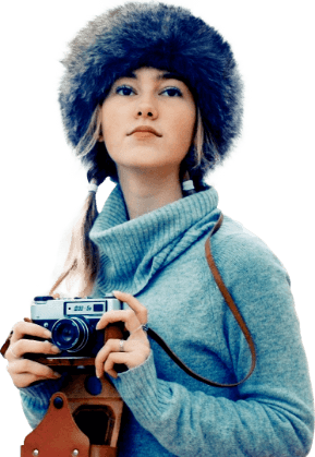 girl with camera