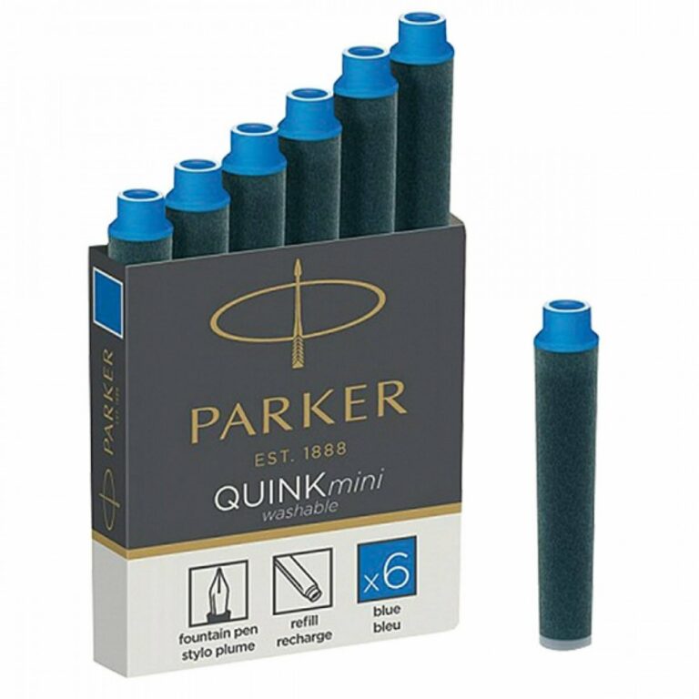 parker-quink-ink-6-pcs-mini-cartridges-washable-blue