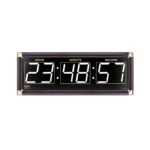 1050 DX WHITE DIGITAL CLOCK