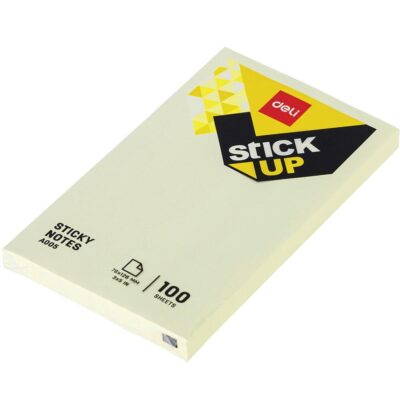 deli wa00553 sticky notes 100 sheets 70 gsm 76x126mm pack of 4 product images orv8onvcofb p606998701 2 202312291502