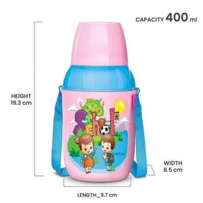 milton steel swift 400 light pink stainless steel insulated water bottle 0 4 l product images orvrbffrm1h p602904277 6 202307031701