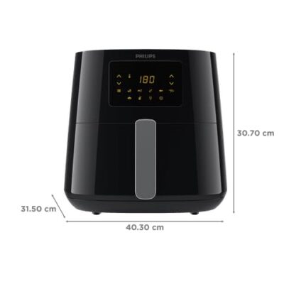 philips hd9270 70 6 2l 2000 watt digital air fryer with rapid air technology black