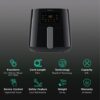 philips hd9270 70 6 2l 2000 watt digital air fryer with rapid air technology black 2