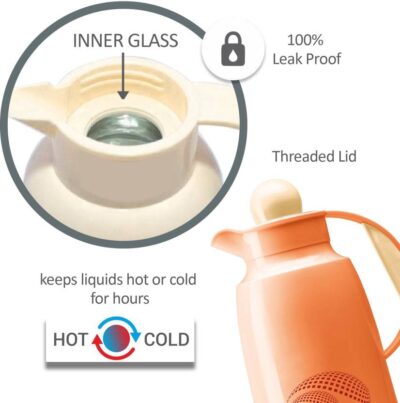 1000 vienna 1000 vacuum insulated inner glass hot or cold flask original imag9mtgjzbz5fne