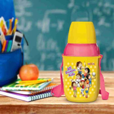 430 kool kid 450 plastic insulated water bottle with belt straw original imagqxy47bcfvctn