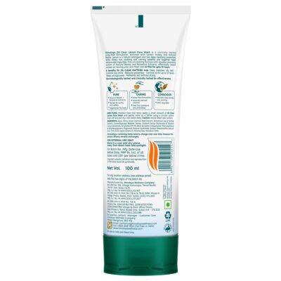 7555380 2 Himalaya Oil Clear Lemon Face Wash 100ml BOP