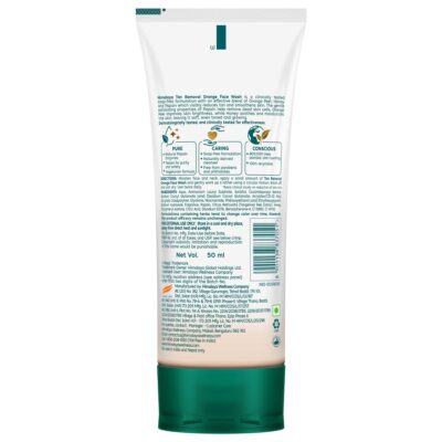 7555398 3 Himalaya Tan Removal Orange Face Wash 50ml BOP