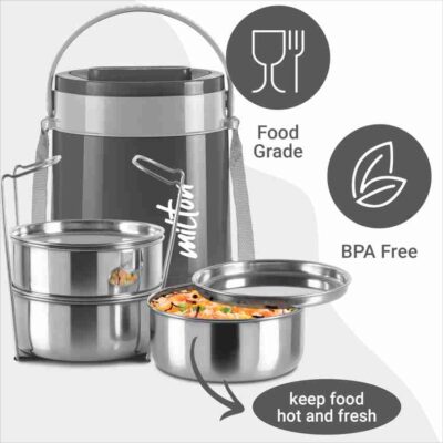 900 classic tiffin 3 black 900ml milton 3 original imagmzjypc2zb2qz