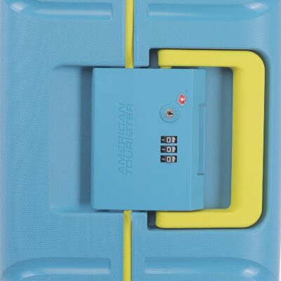 American Tourister Trolley Blue3