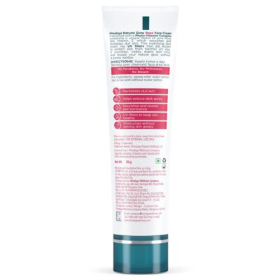 Natural Glow Facecream 50g Tube back