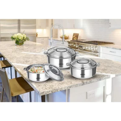 milton galaxia 3 pcs gift set silver pack of 3 serve casserole set 1000 ml 1500 ml 2500 ml product images orvdlqdku28 p595518116 3 202211241808