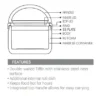milton plastic dark pink new big bite insulated inner tiffin box with additional plate and handle 900 ml product images orvpwpbf5lh p603500809 3 202308021322