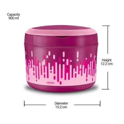 milton plastic dark pink new big bite insulated inner tiffin box with additional plate and handle 900 ml product images orvpwpbf5lh p603500809 4 202308021322 scaled