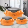 milton plastic orange microwow one touch insulated inner steel casserole jr set of 3 product images orv5uy2ng0s p604081501 5 202308242352
