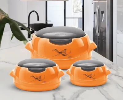 milton plastic orange microwow one touch insulated inner steel casserole jr set of 3 product images orv5uy2ng0s p604081501 5 202308242352