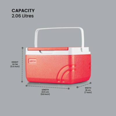 super chill 3 ice pail 2 06 litres red milton 2 06 original imah5q5fjypygaqm