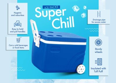 super chill 70 ice pail 65 5 litres blue milton 65 5 original imagcvhhngxf7vhu