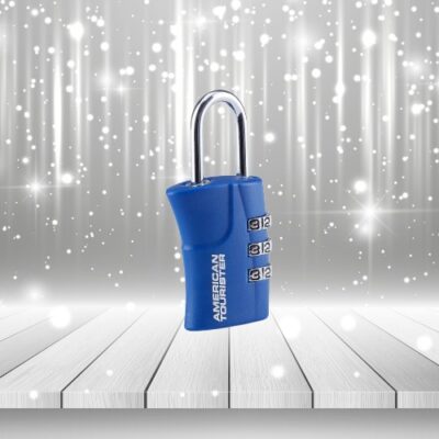 3 Dial Combination Lock Blue