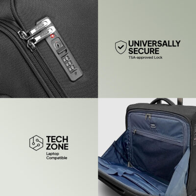 American Tourister Bass Black Trolley 1