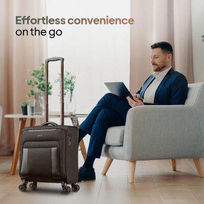 American Tourister Bass Black Trolley 6