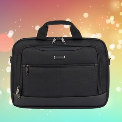 American Tourister Bass Briefcase Black 7