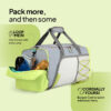 American Tourister Duffle Bag Grey Lime 6