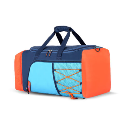 American Tourister Duffle Bag Grey Orange 1
