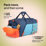 American Tourister Duffle Bag Grey Orange 4