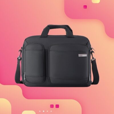 American Tourister Medium Briefcase Black 09