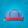 American Tourister Medium Duffle Blue Red 2
