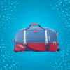 American Tourister Medium Duffle Blue Red 4