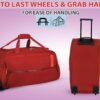 American Tourister Medium Duffle Dark Red