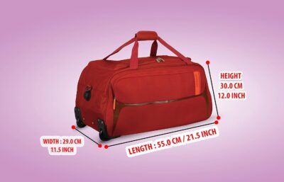 American Tourister Medium Duffle Dark Red 4