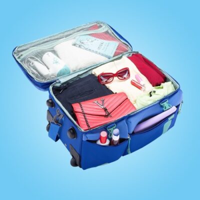 American Tourister Medium Duffle Sporty Blue 4