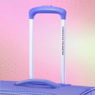 American Tourister Popdot Soft Luggage Bag Wedgewood Blue 3