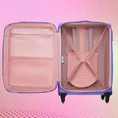 American Tourister Popdot Soft Luggage Bag Wedgewood Blue 4