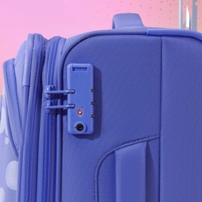 American Tourister Popdot Soft Luggage Bag Wedgewood Blue