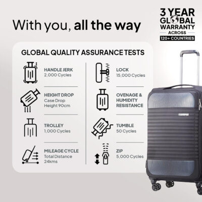 American Tourister Soft Luggage Jet Black 4