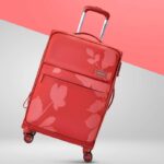 American Tourister Soft Luggage Red