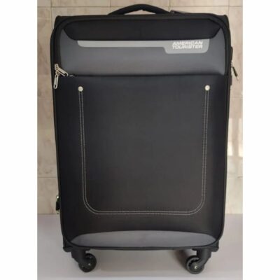 American Tourister Trolley Soft Luggage Black 4