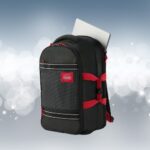 Aston Backpack Black Checks 2