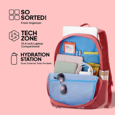 Braydon Backpack Coral 2
