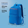 Braydon Backpack Pacific Blue 3