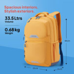 Brett Backpack Golden Yellow 6