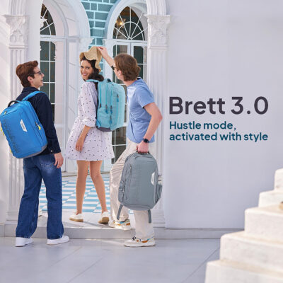 Brett Backpack Ice Blue 2