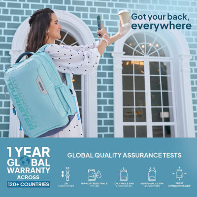 Brett Backpack Ice Blue 4