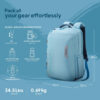 Brett Backpack Ice Blue 6