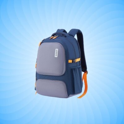 Brett Backpack Navy Grey
