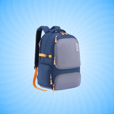 Brett Backpack Navy Grey 8