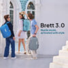 Brett Backpack Vallarta Blue 2